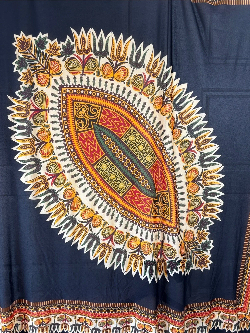 Black and Gold Bohemian Wall Tapestry - Decorative Home Wall Decor